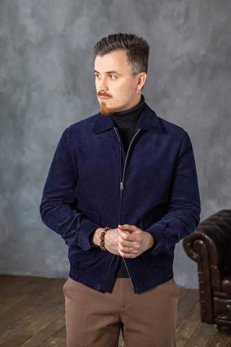 Мужской бомбер на весну — пошив по меркам Gent's Atelier