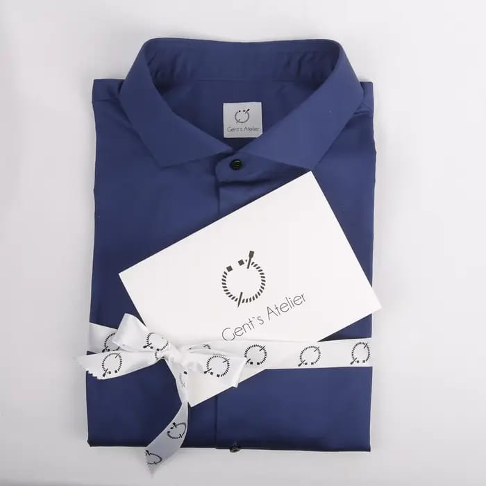 Мужская сорочка на заказ в фирменной упаковке Gent’s Atelier