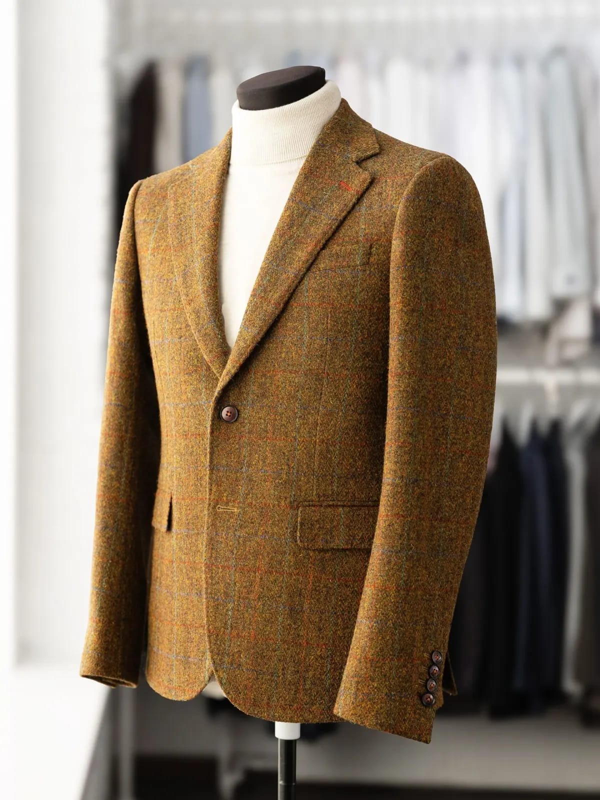 Пиджак из твида Harris Tweed
