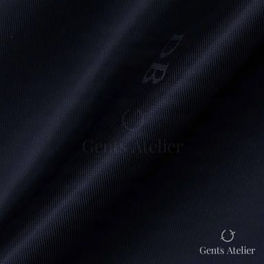 Драпировка ткани Gladson Navy - My Initials - B крупным планом