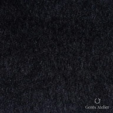Костюмная ткань Marzoni 665 - 114 / 1600 — Угольный, однотонная, 90% шерсть / 10% Cashmere