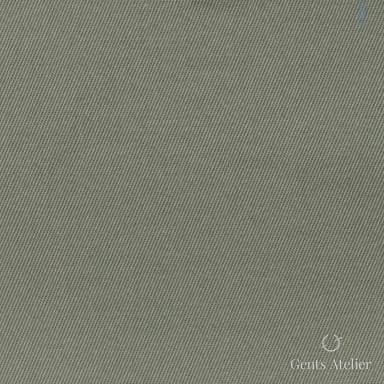 Костюмная ткань Marzoni 614 - 513 / 600 — Оливковый, однотонная, 97% Supima Cotton / 3% Lycra