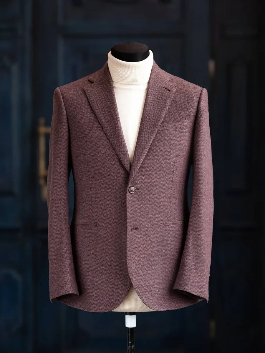 Костюм-двойка Marzoni цвета пыльная роза — пошив Gent's Atelier