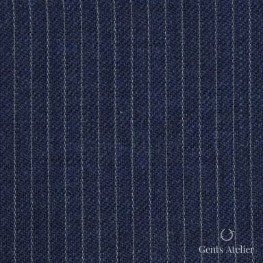 Костюм из Reda TTR2074 — тёмно-синий полоска, 100% Шерсть