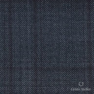 Костюм из Reda TTR2585 — тёмно-синий с виндоупейн, 100% Шерсть