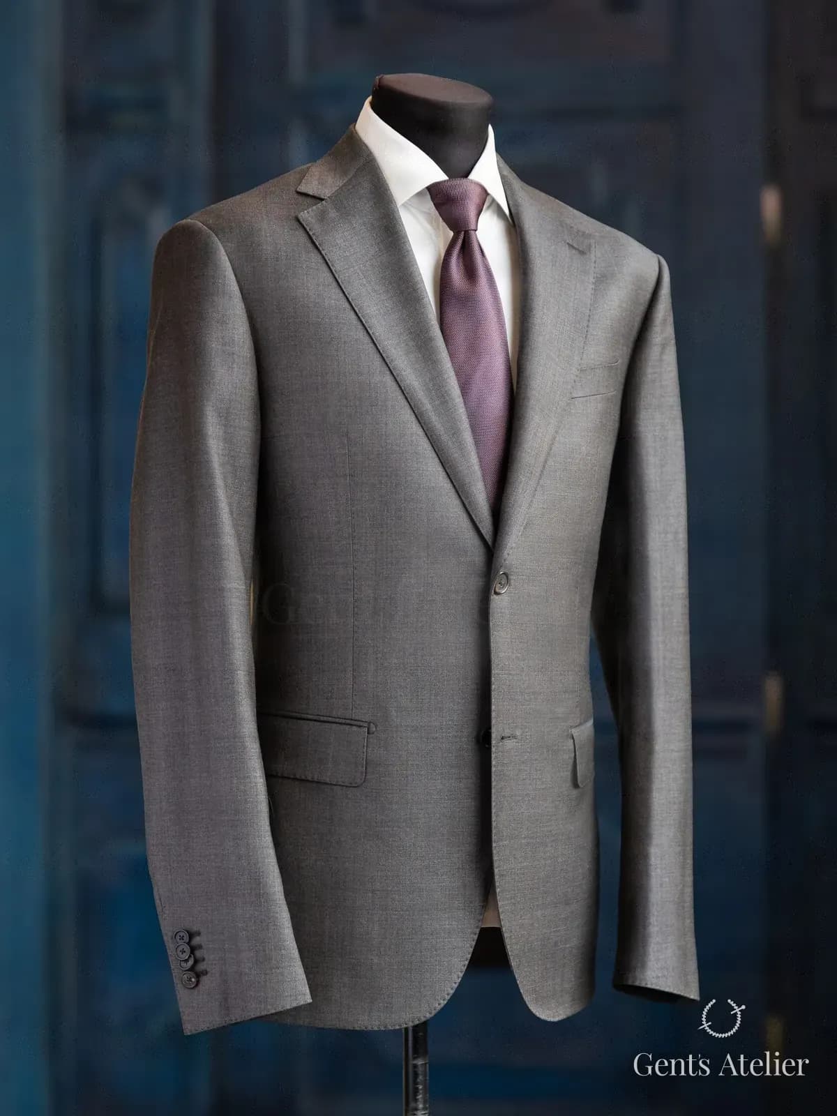 Костюм-двойка из итальянской шерсти бренда Vitale Barberis Canonico