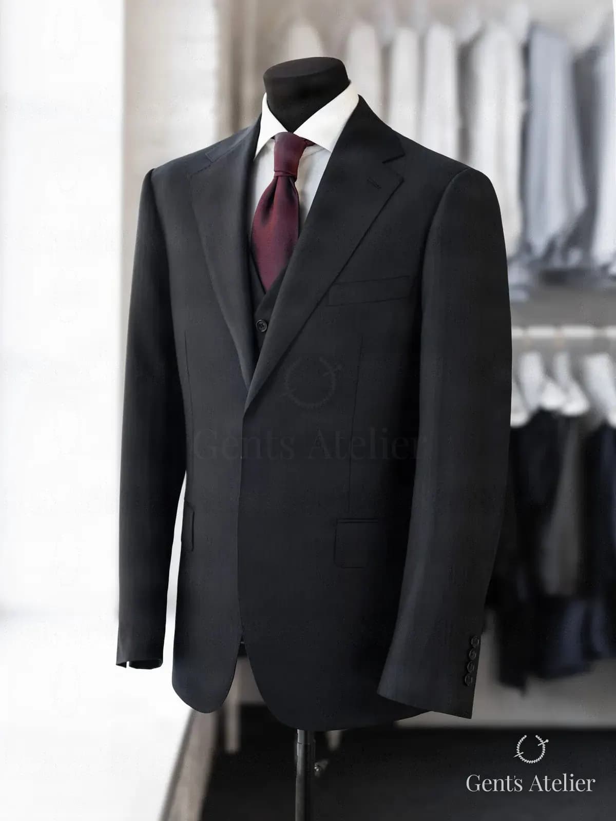 Костюм-тройка из 100% шерсти Ermenegildo Zegna