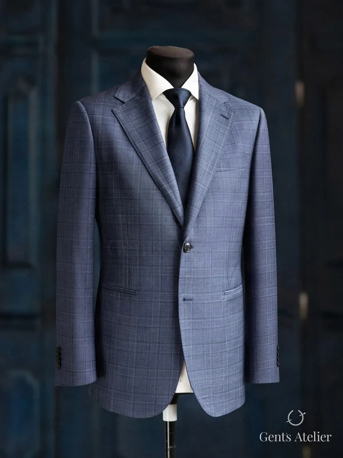 Костюм в клетку из итальянской шерсти Stylbiella