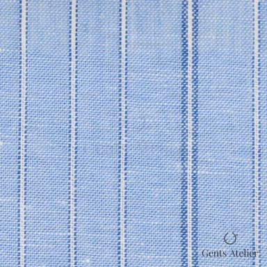 Сорочка из James Fabric 49171 004 — голубой, 70% Хлопок, 30% Лён