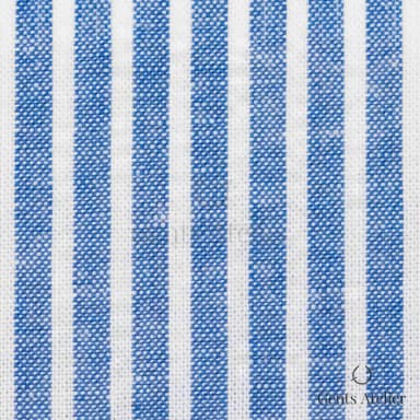 Сорочка из James Fabric 49171 005 — синий, 70% Хлопок, 30% Лён