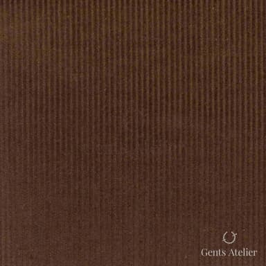 Пальто из Scabal 1501768 — тёмно-коричневый, Хлопок