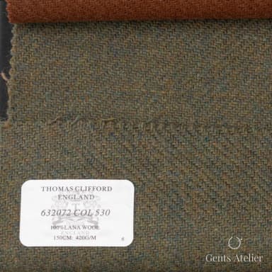 Драпировка ткани Thomas Clifford 632072 COL 530 крупным планом