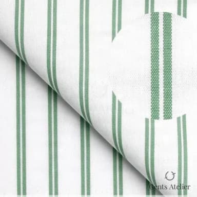 Сорочка из A&C 125212 — зелёный, 60% хлопок