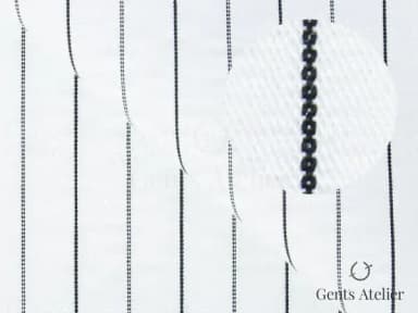 Сорочка из A&C 125227 — чёрный с белым