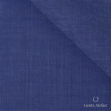 Сорочка из A&C 120073 — синий однотонный, 100% Хлопок