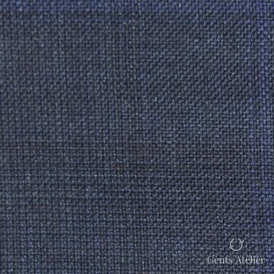 Костюм из Loro Piana TTL2427 — тёмно-синий с клеткой, 100% Шерсть