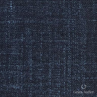 Костюм из Loro Piana TTL2463 — тёмно-синий (чернильный), 71% Шерсть, 15% Шёлк, 14% Лён