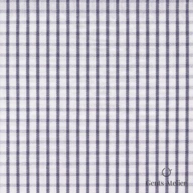 Сорочка из Geneva TSHL365 — Белый / Серо-синий, 100% хлопок