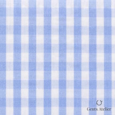 Сорочка из Geneva TSHL396 — Белый / Голубой, 100% хлопок