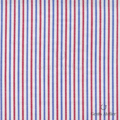 Сорочка из Geneva TSCL018 — Белый / Синий-Красный, 100% хлопок