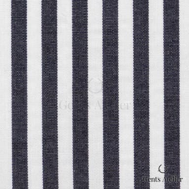 Сорочка из Geneva TSHL391 — Белый/Тёмно-синий, 100% хлопок
