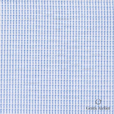 Сорочка из Iniziare TSHL1010 — Белый / Голубой, 50% полиэстер, 30% бамбук, 20% артемизия