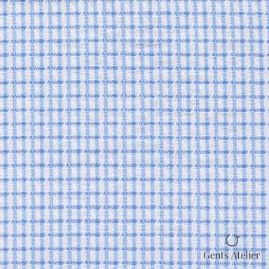 Сорочка из Iniziare TSHL1011 — Белый / Синий, 50% полиэстер, 30% бамбук, 20% артемизия