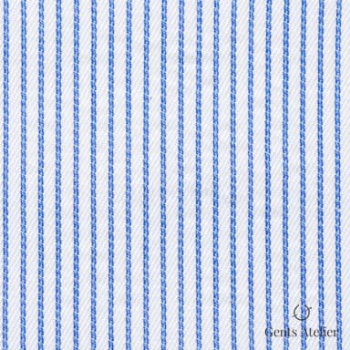 Сорочка из Iniziare TSHL1015* — Белый / Голубой, 48% бамбук, 48% полиэстер, 4% эластан
