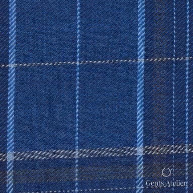 Костюм из Iniziare JX3733 — тёмно-синий с рыжим, 50% Шерсть, 50% Полиэстер