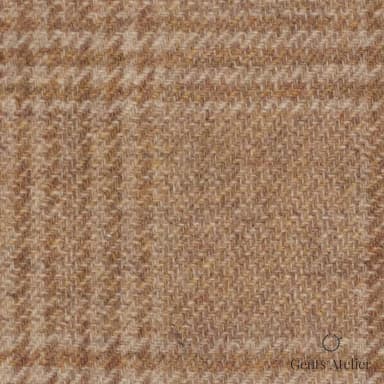 Костюмная ткань Marzoni 651 - 694 / 1500 — Бежевый / Бежевый, ёлочка, 90% шерсть, 10% кашемир