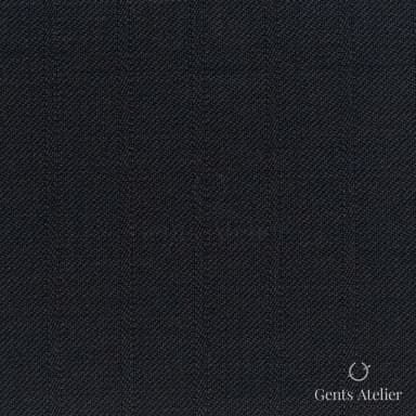 Костюмная ткань Marzoni 606 - 378 / 800 — Чёрный, однотонная, 100% шерсть