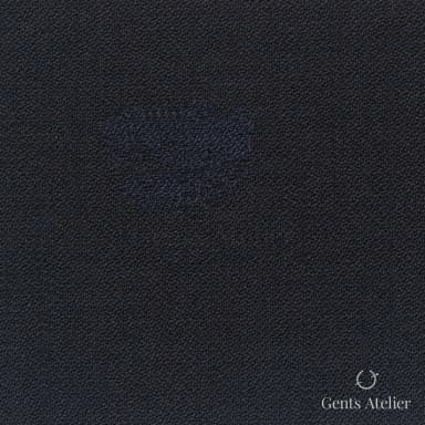 Костюмная ткань Marzoni 607 - 819 / 900 — Чёрный / Синий, однотонная, 100% шерсть
