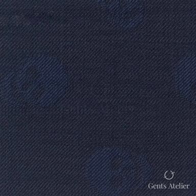 Костюмная ткань Marzoni 609 - 446 / 1000 — Тёмно-синий, однотонная, 100% шерсть