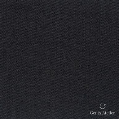 Костюмная ткань Marzoni 609 - 958 / 1300 — Чёрный, однотонная, 100% шерсть