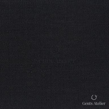 Костюмная ткань Marzoni 609 - 963 / 1200 — Чёрный, однотонная, 100% шерсть