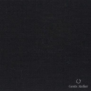 Костюмная ткань Marzoni 609 - 990 / 900 — Чёрный, однотонная, 100% шерсть