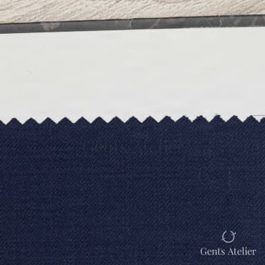 Костюмная ткань Marzoni 609 - 994 / 900 — Тёмно-синий, однотонная, 100% шерсть