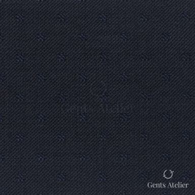Костюмная ткань Marzoni 621 - 035 / 800 — Тёмно-синий, узор, 100% шерсть