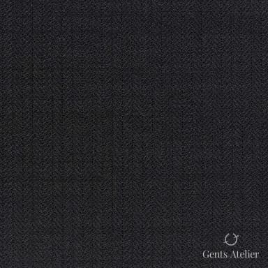 Костюмная ткань Marzoni 624 - 148 / 800 — Чёрный, однотонная, 100% шерсть