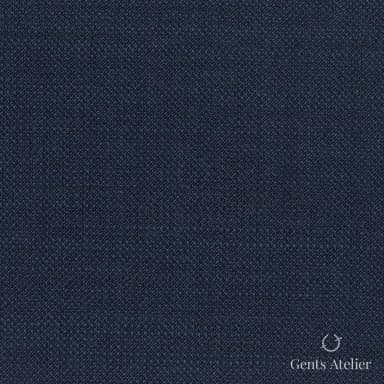Костюмная ткань Marzoni 723 - 043 / 1200 — Тёмно-синий, однотонная, 100% шерсть