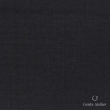 Костюмная ткань Marzoni 723 - 057 / 1200 — Чёрный, однотонная, 100% шерсть