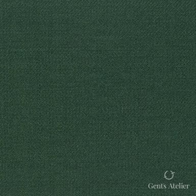 Костюмная ткань Marzoni 723 - 064 / 1200 — Зелёный, однотонная, 100% шерсть