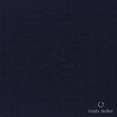 Костюмная ткань Marzoni 609 - 986 / 900 — Тёмно-синий, однотонная, 100% шерсть
