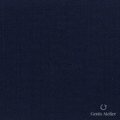 Костюмная ткань Marzoni 609 - 996 / 900 — Тёмно-синий, однотонная, 100% шерсть