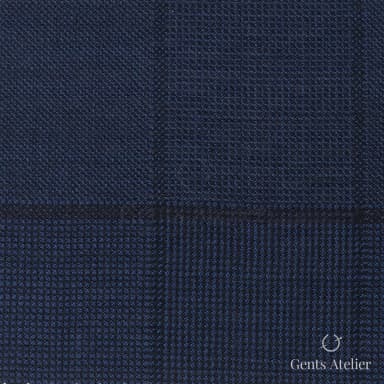 Костюмная ткань Marzoni 621 - 050 / 800 — Тёмно-синий, меланж, 100% шерсть