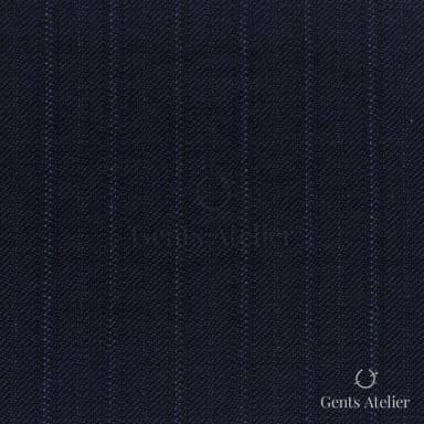 Костюмная ткань Marzoni 621 - 096 / 800 — Тёмно-синий, полоса, 100% шерсть