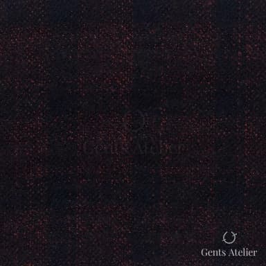 Костюмная ткань Marzoni 651 - 655 / 1200 — Красный / Тёмно-синий, меланж, 100% шерсть