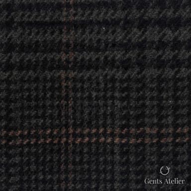 Костюмная ткань Marzoni 651 - 657 / 1200 — Dark Green, оконная клетка, 90% шерсть, 10% кашемир