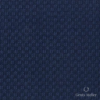 Костюмная ткань Marzoni 601 - 698 / 1200 — Синий, меланж, 77% шерсть / 23% Silk