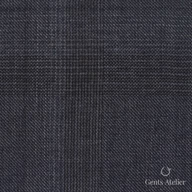 Костюмная ткань Marzoni 609 - 415 / 1000 — Серый / Бежевый, в клетку, 100% шерсть